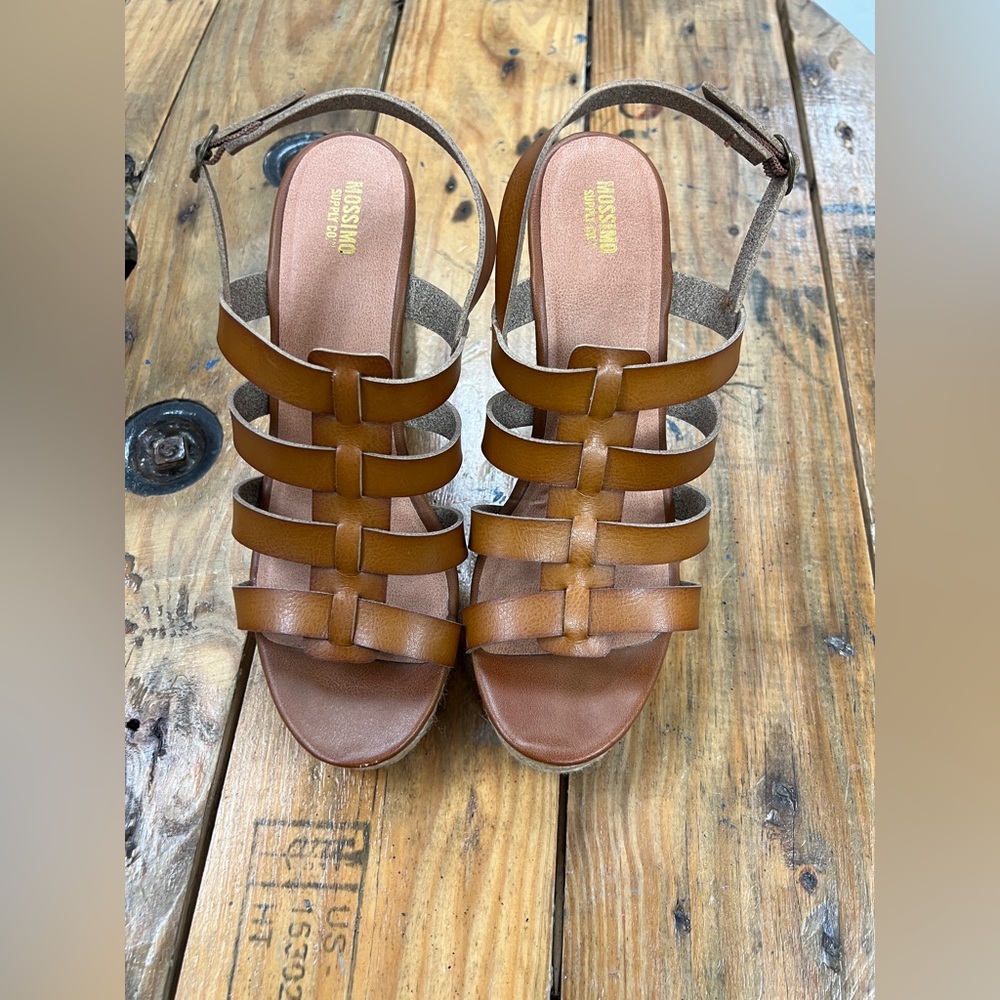 Mossimo Supply Co. Brown Strappy Sandals